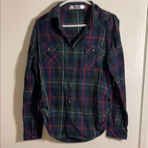 3/$15. Ochenta Black and Red Plaid Men's Shirt